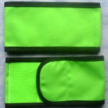 Plain Wrap Armband - Lime & Black